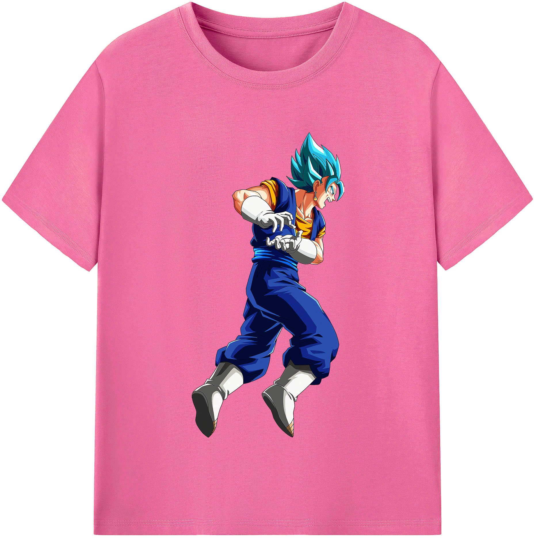 （画像用） ドラゴンボール ベジット DRAGON BALL Vegetto レディースカジュアルプリントTシャツ（綿100％）